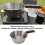 Camping Skillet 2000ML 21cm Silver Outdoor 6