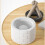 White Bonfire Shaped Diffuser 250ML Humidifier 4