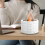 White Bonfire Shaped Diffuser 250ML Humidifier 5