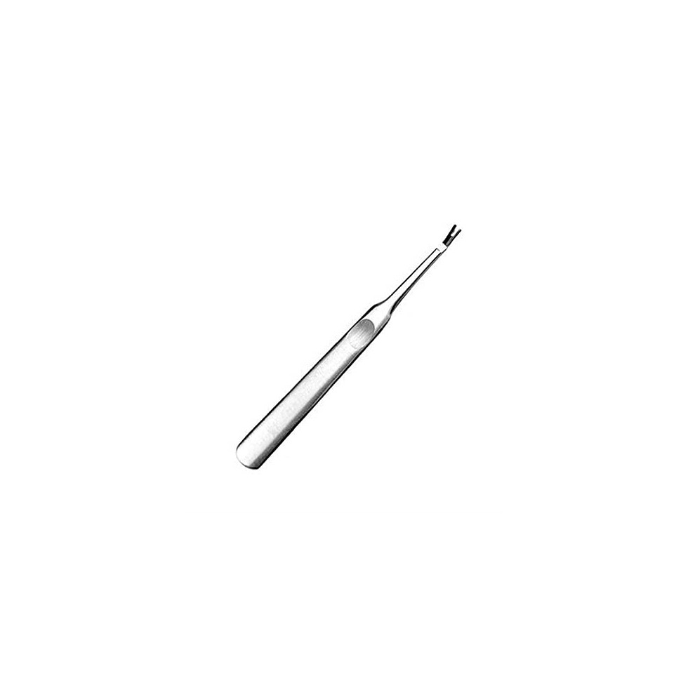 Stainless Steel Cuticle Trimmer and Remover with Sharp VShaped Blade and Ergonomic NonSlip Grip