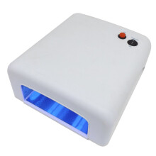 36W Professional UV Nail Lamp for Gel Nails with Fast UV Curing, Easy Timer Control, Compact White Design