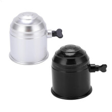 Universal Trailer Hitch Tow Ball Cover with Knob, Weatherproof Protector for RVs and Trucks, Silver