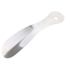 Stainless Steel Shoe Horn with Ergonomic Grip, Travel Friendly Metal Shoehorn for Men and Women