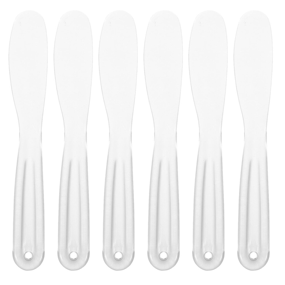 6pcs Reusable Face Mask Applicator Set, Plastic Skincare Spatula for Creams and Even Coverage
