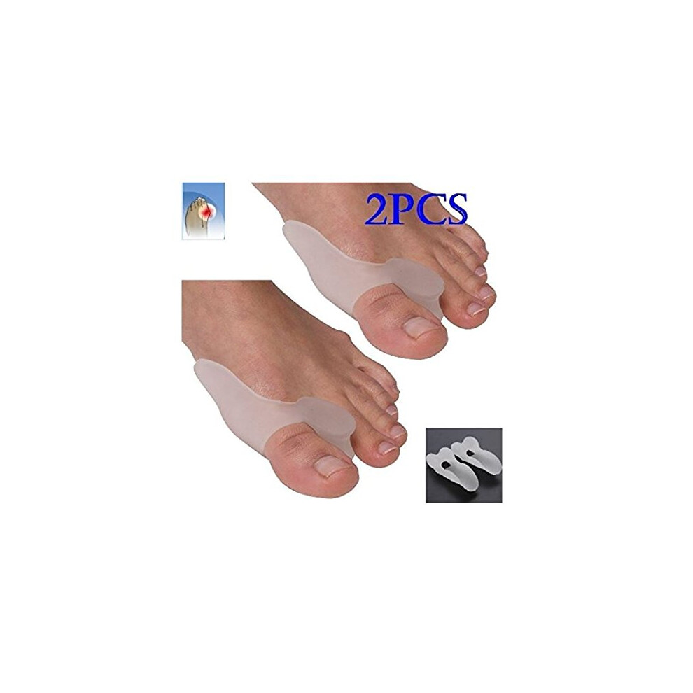 Gel Toe Separators Bunion Corrector with Soft Gel Cushioning for Toe Alignment and Pain Relief