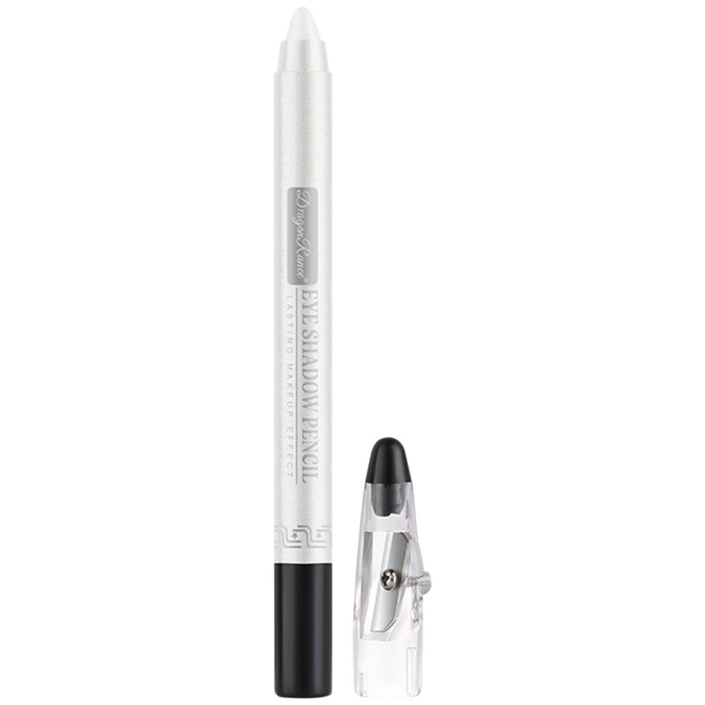 Eyeshadow Stick Waterproof Smudgeproof Long Lasting Matte and Shimmer CreamtoPowder Pen with Sharpener
