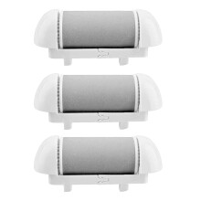 3 Pack Light Coarse Replacement Roller Heads for Electric Callus Remover Foot Pedicure Kit