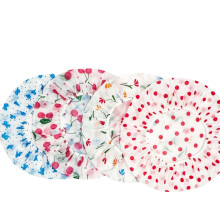 Waterproof Reusable Shower Cap for Women and Men, Mixed Color Durable Hair Cap Set of 4