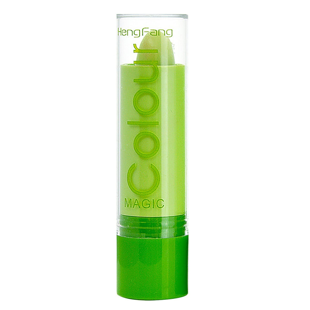 Green Color Changing Lipstick With Aloe Vera Lip Balm, Long Lasting Waterproof Moisturizing