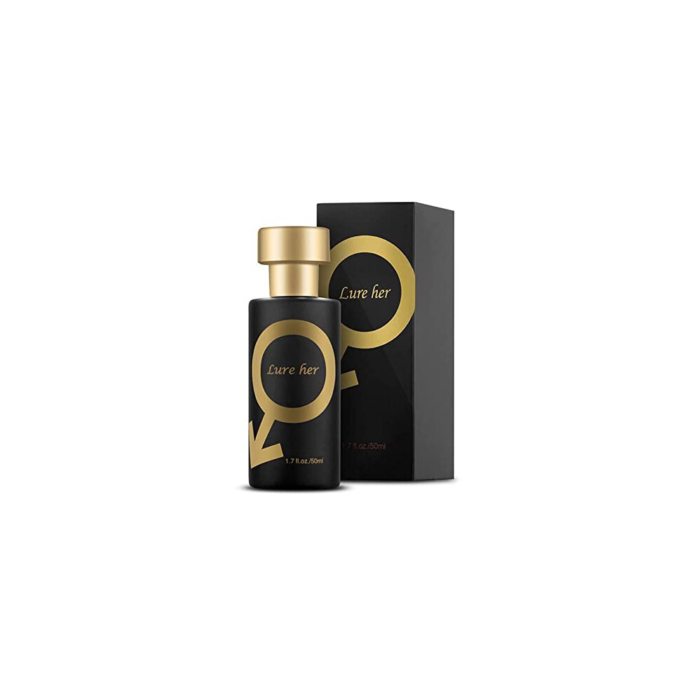 Pheromone Perfume for Men Golden Lure Cologne with Essential Oils Long Lasting Attraction Scent