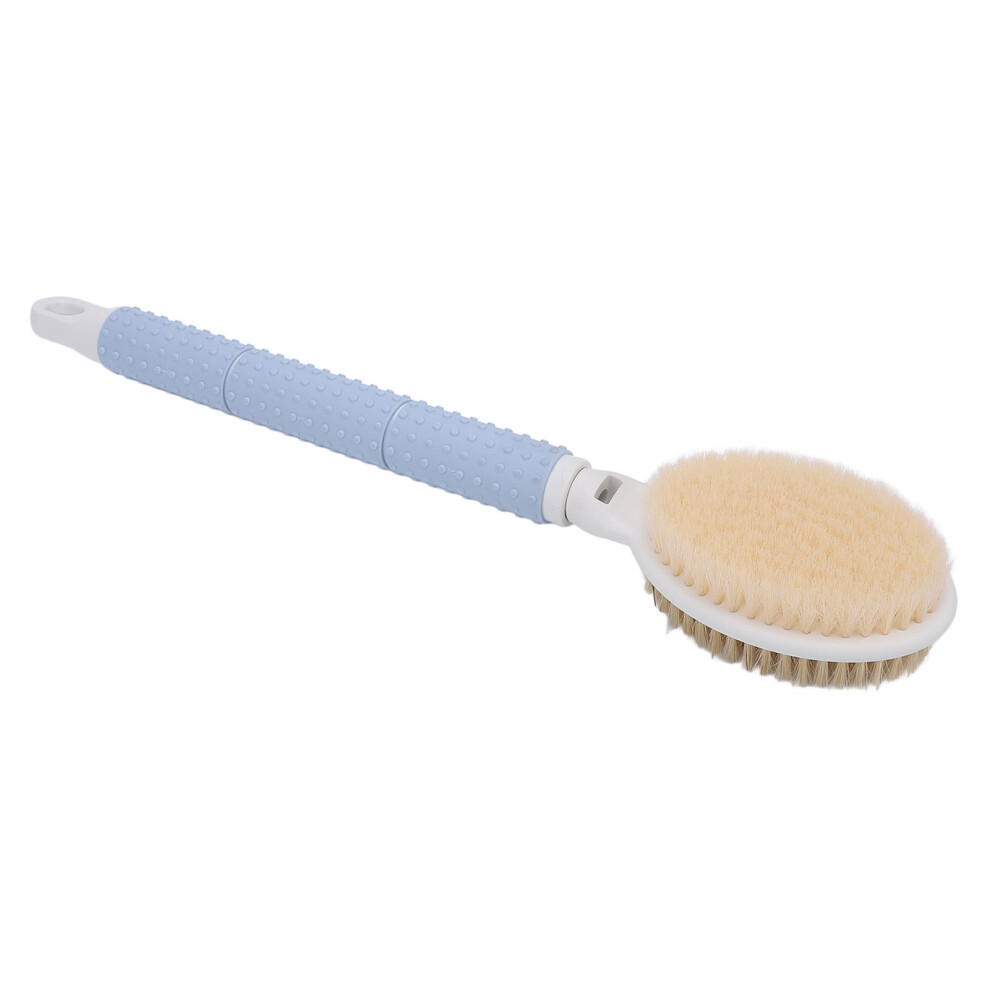 Double Sided Bath Brush 43cm Soft Bristles Detachable Handle for Cleaning & Massaging
