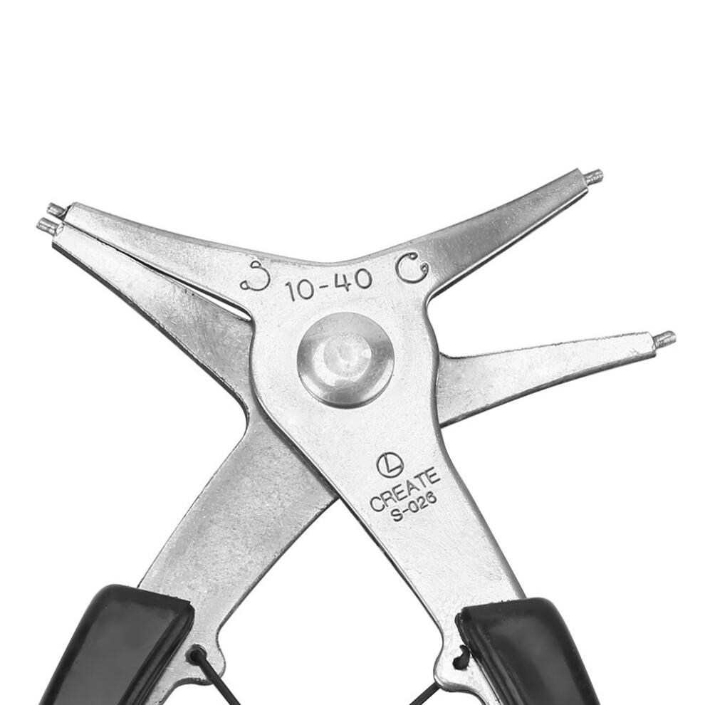 Dual Purpose Snap Ring Pliers For Internal And External Circlips, Compact Removal And Installation Tool 9092120539257