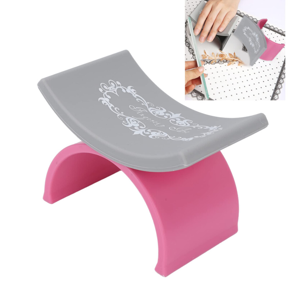 Ergonomic Manicure Hand Rest Cushion with Soft Silicone UShape Support for Nail Art Salon