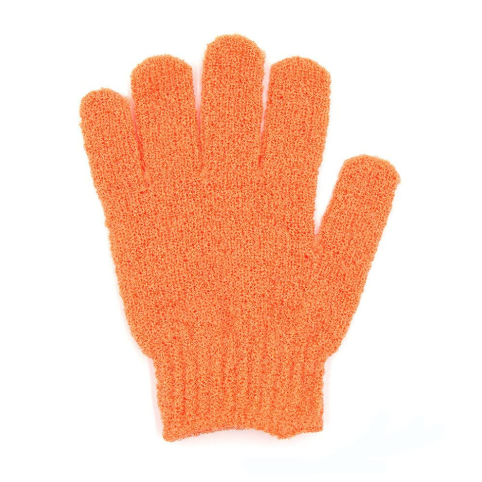 Exfoliating Bath Gloves for Gentle Skin Scrub, QuickDrying Five Finger Shower Mitts for Spa