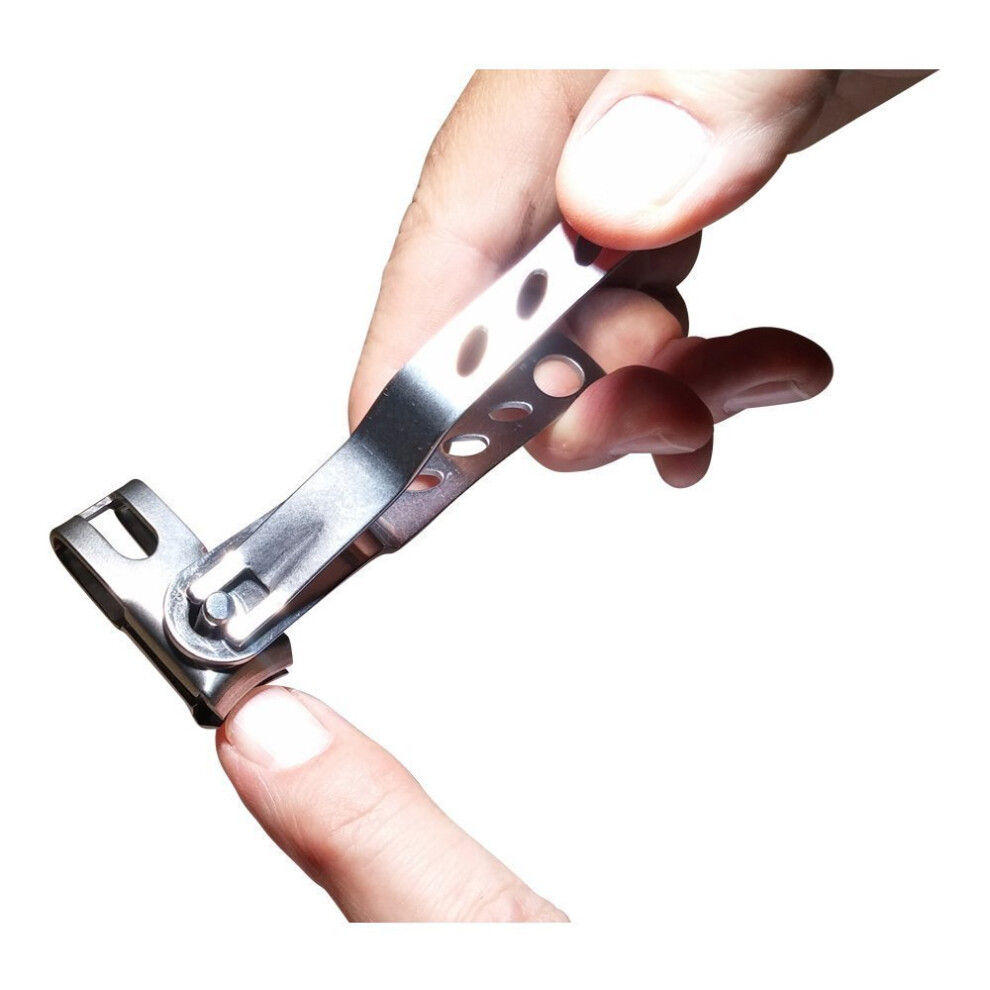 Rotating Nail Clippers Set with 360 Swivel Head, Ergonomic Handle, Sharp Stainless Steel Blades