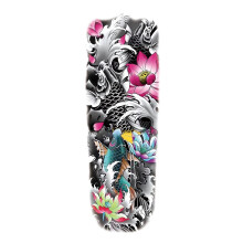 Temporary Tattoos 5pcs Large Arm Sleeve Waterproof Lion Wolf Skull Stickers Realistic Long Lasting