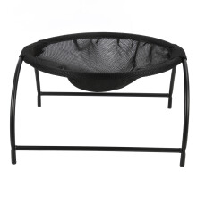 Cat Hammock Bed Small, 43x43x24 cm, Black