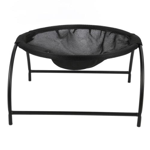 Cat Hammock Bed Small, 43x43x24 cm, Black