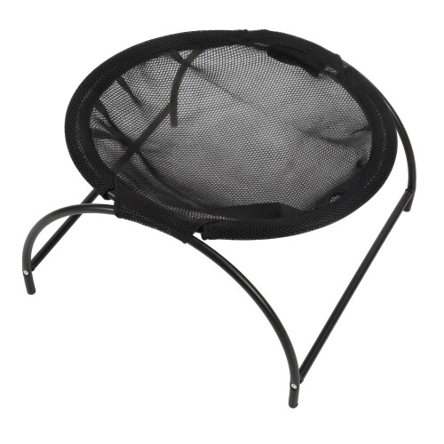 Cat Hammock Bed Small, 43x43x24 cm, Black 2