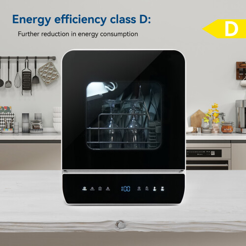 ELECWISH 7 Program Table Top Dishwasher 5L Dish Cleaner UK 1