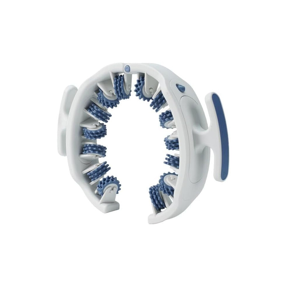Blue Cellulite Massager Roller For Thighs And Calves, Deep Tissue Relief And Muscle Recovery,