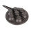 7-Hole Nonstick Cast Iron Takoyaki Pan 4.3 lb 11