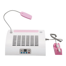 5 in 1 Nail Lamp with Dust Collector and Nail Drill, UV LED Light for Home and Salon Manicures