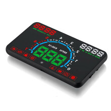 Universal Car Head Up Display OBD2 GPS Dual Mode Speedometer with Overspeed Alerts and RPM