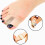 Bunion Corrector with Gel Toe Separators for Overlapping Toes, Soft Flexible Alignment Relief 2 Loops 2