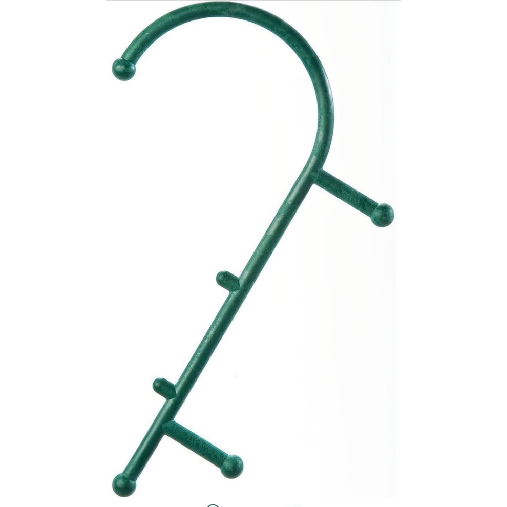 Green Manual Back Massager Cane For Muscle Knot Relief And Full Body Trigger Point Therapy