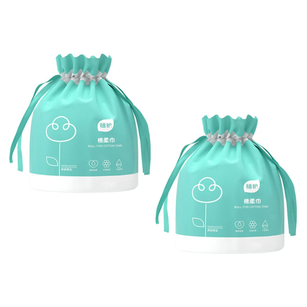 Disposable Face Towels Wet Dry Makeup Remover Wipes Cotton Facial Tissues for Travel and Sensitive Skin