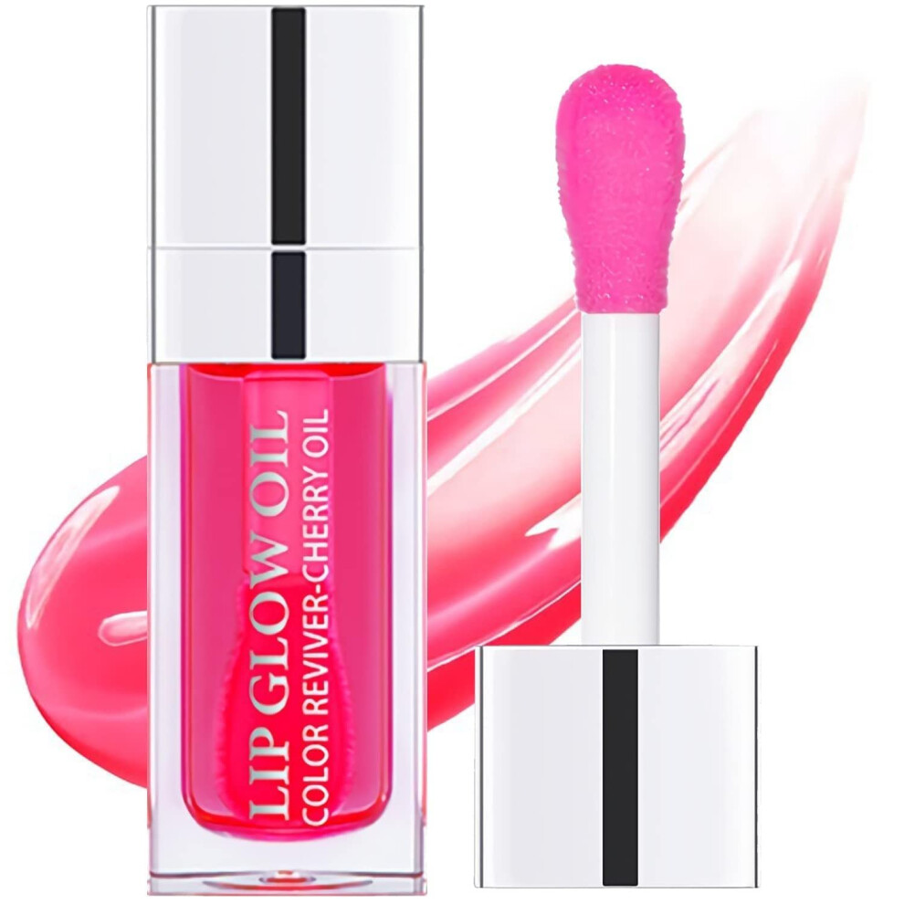 Red Cherry Lip Gloss And Oil With Longlasting Shine And Deep Hydration Nonsticky Comfort