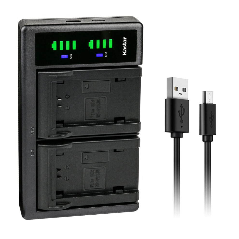Npfz100 Dual Usb Battery Charger With Fast Charging And Led Display For Sony Alpha Fx3 Fx30 9092120540017