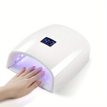 Rechargeable LED Nail Lamp with Smart Sensor for Fast Gel Nail Drying, Cordless Salon and Home Use