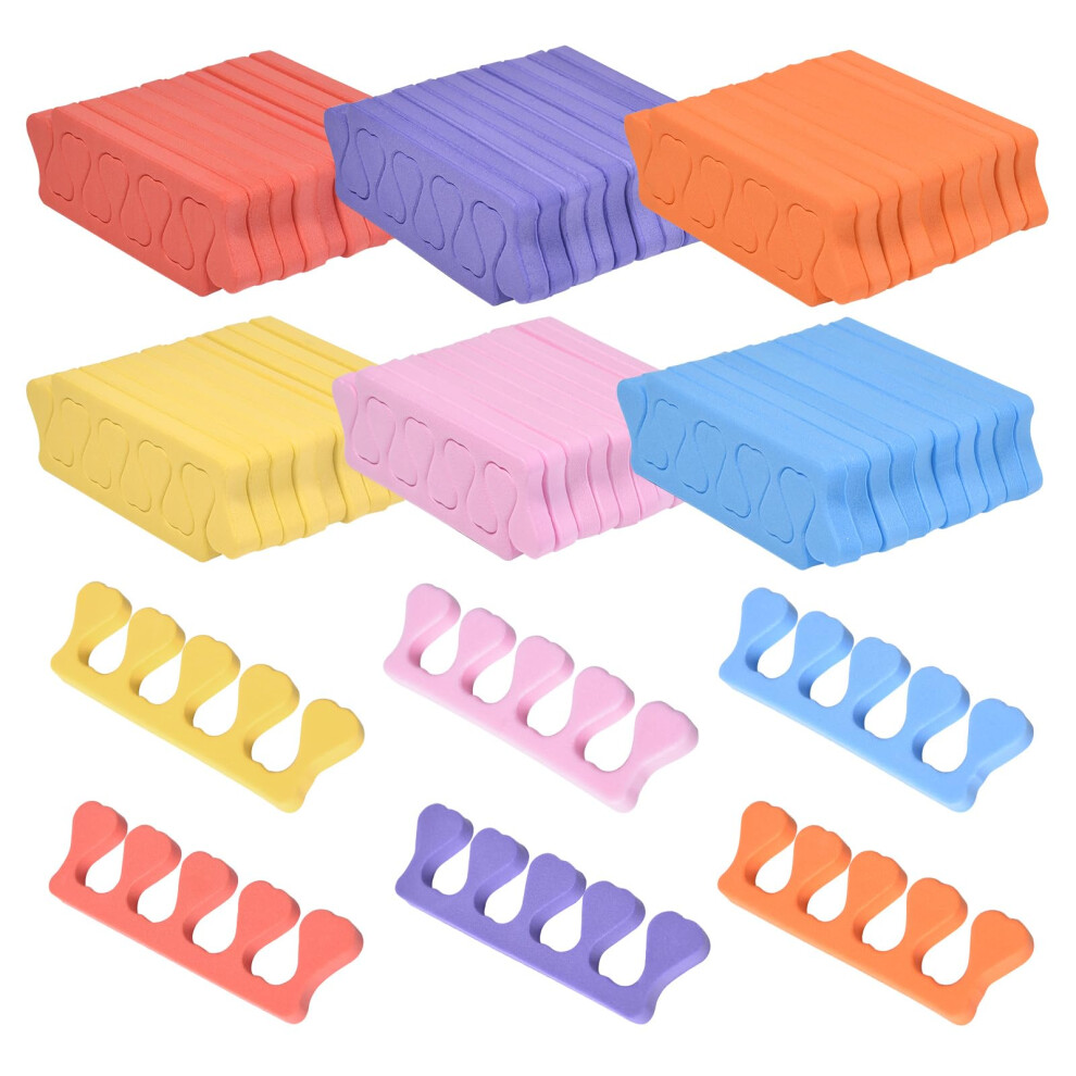 Toe Separators 120PCS Foam Pedicure Toe Spacers for Nail Polish Application Salon Quality