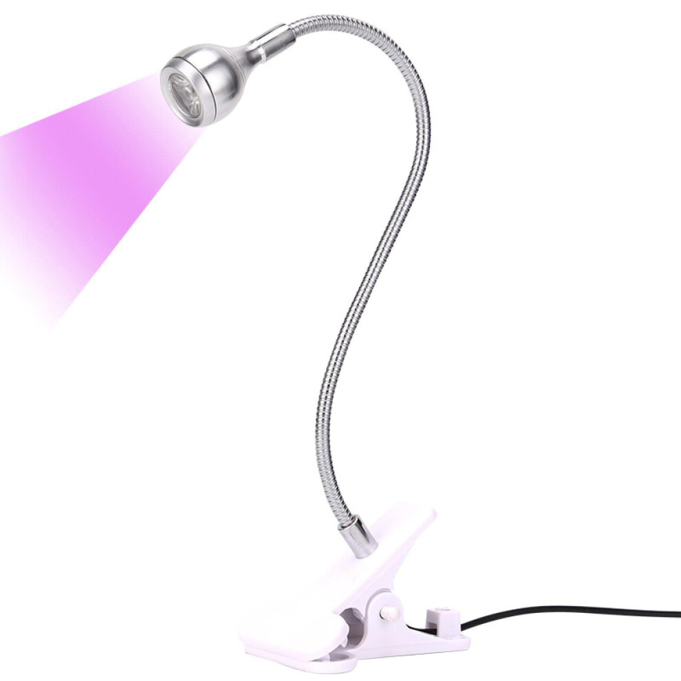 Light Uv Nail Lamp With 360 Flexible Gooseneck, Usb Plugandplay Mini For Gel Nails And Crafts