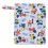 Waterproof Reusable Baby Diaper Bag Blue Car Cartoon Pattern, Durable Polyester 2
