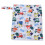 Waterproof Reusable Baby Diaper Bag Blue Car Cartoon Pattern, Durable Polyester 12