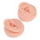 Ear Piercing Practice Model with Soft Silicone Realistic Ear and Acrylic Bracket Light Skin 1