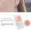 Ear Piercing Practice Model with Soft Silicone Realistic Ear and Acrylic Bracket Light Skin 2