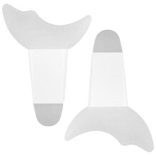 Mascara and Eyeshadow Shield Guard Pads, Reusable Silicone Eye Makeup Protector, 2 Pcs White