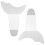 Mascara and Eyeshadow Shield Guard Pads, Reusable Silicone Eye Makeup Protector, 2 Pcs White 1