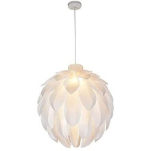 White Nordic Pine Cone Pendant Light Modern Minimalist Chandelier for Dining Room and Bedroom