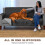 Sofa-Schutzhülle wasserdicht 2 Sitze grau 5