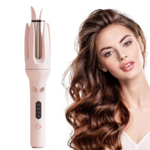 Automatic Rotating Hair Curling Wand with 28MM Barrel, AntiScald, Adjustable Heat for Long Hair