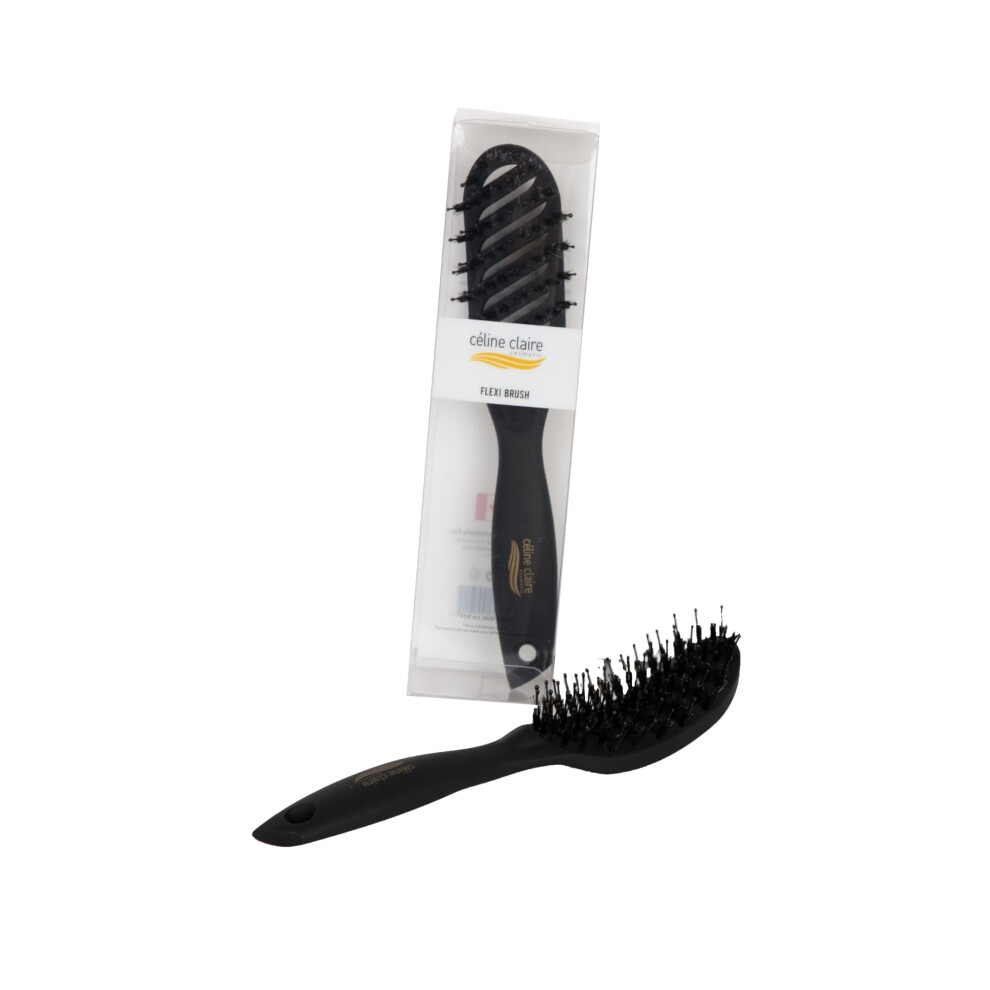 Boar Bristle Hair Brush and Detangling Hair Brush 2 in 1 with Vented Design for All Hair Types