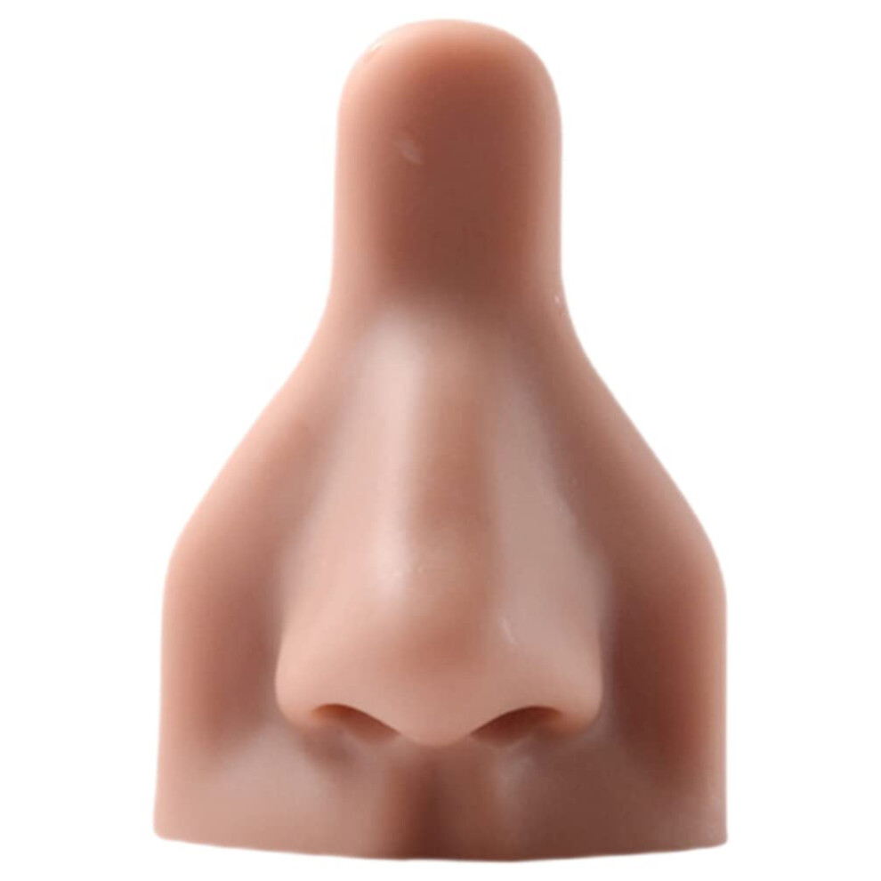 Silicone Face Model with Realistic LifeSize Nose for Piercing Practice and Jewelry Display