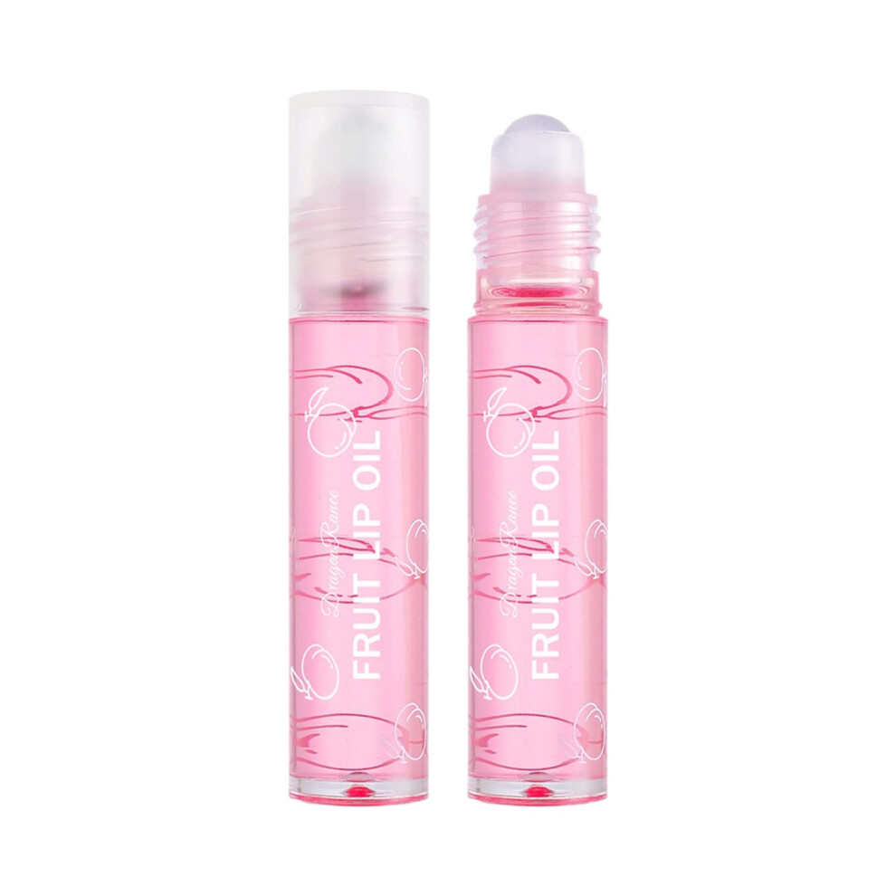 Light Lip Oil 3Ml Transparent Hydrating Lip Balm For Dry Lips, Nourishing Fruit Scent Glossy Finish