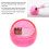 Durable Compact ABS Nail Brush Cleaner for Home Use 4
