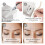 Professional Eyebrow Mapping Tool with Adjustable Ruler for Symmetrical Brow Positioning Gold 3